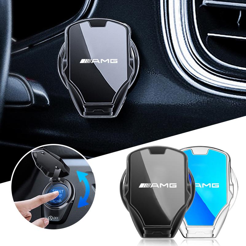 ULA5   High Quality Car Engine Start Stop Switch Button Cover Ignition Cover For Mercedes Benz A C Class AMG GLA CLA GLC W176 W221 W204