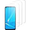 Tempered Glass for Oppo A52 - e.F.Connection - Pack of 3 - Scratch-resistant and Shockproof