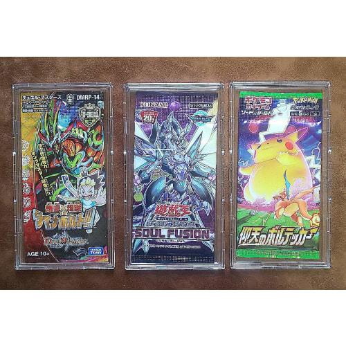 Kawashima Seisakusho FPPS-2 Full Protection Pack S Full Protection Pack Case, Small Size, for Unopened TCG Packs (1 Piece)