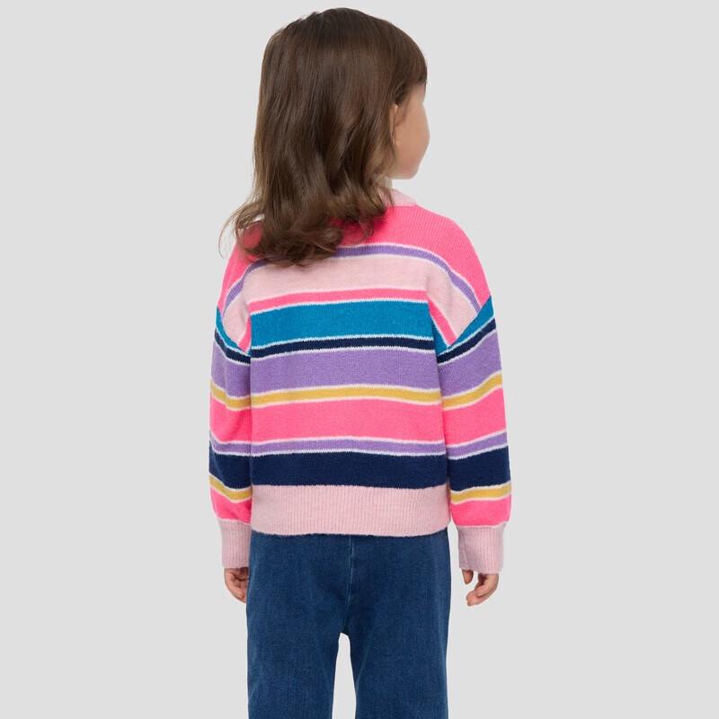Gap Girl Toddler 2025 Winter Textured Crew Neck Knit Sweater