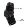 10AN Male Flare To 12'' NPT Pipe 45 Degree Fitting Adapter Aluminum Alloy Material