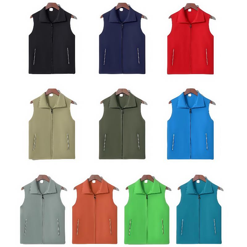 Outdoor Men's Pocket Vest Jacket Pographer Vest Worker Electrician Welder Car Repair Work Vest high-end custom logo