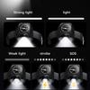 LED Wristwatch Flashlight Multi‑Functional Wristlight USB Rechargeable Wrist Watch Torch Light Power Display 4 Modes for Sports