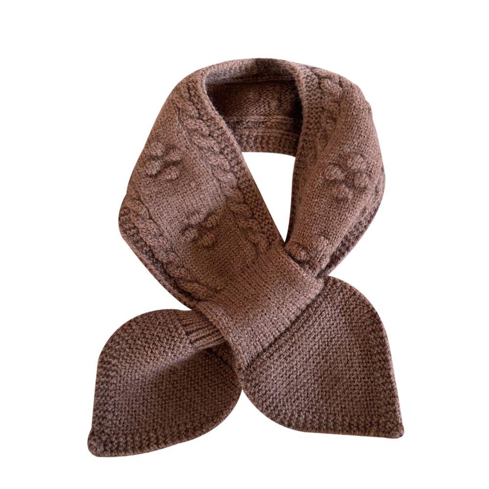 Silná dětská zimní šála Teplá pletená šála Jednoduchá dětská šála Venkovní