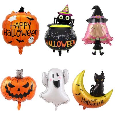 Halloween Kürbis Geist Luftballons Dekorationen Spinne Folienballons Aufblasbare Spielzeuge Fledermaus Globos Halloween Partyzubehör Kinderspielzeug