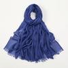Large Size Cotton Feeling Scarf Women Plain Foulard Femme Luxury Hijab Long Bandana Evening Party Dress Shawls and Wraps