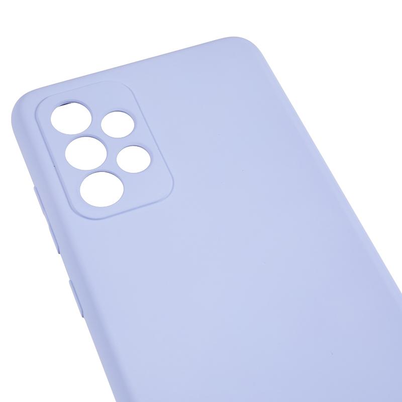 For Samsung Galaxy A52 4G/5G/A52s 5G Rubberized Phone Case Fiber Lining TPU Back Cover