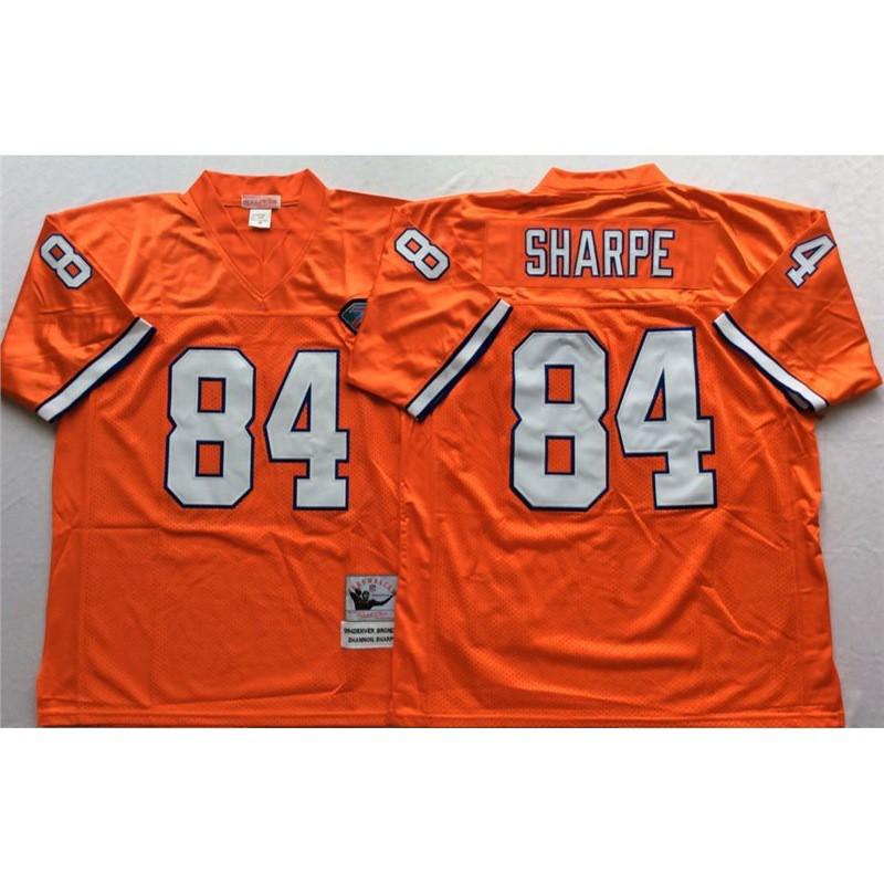 Denver Broncos Retro 84 Hall Of Fame Camiseta de Rugby para Hombre y Mujer Mezcla de Algodón Ropa Deportiva para Aficionados
