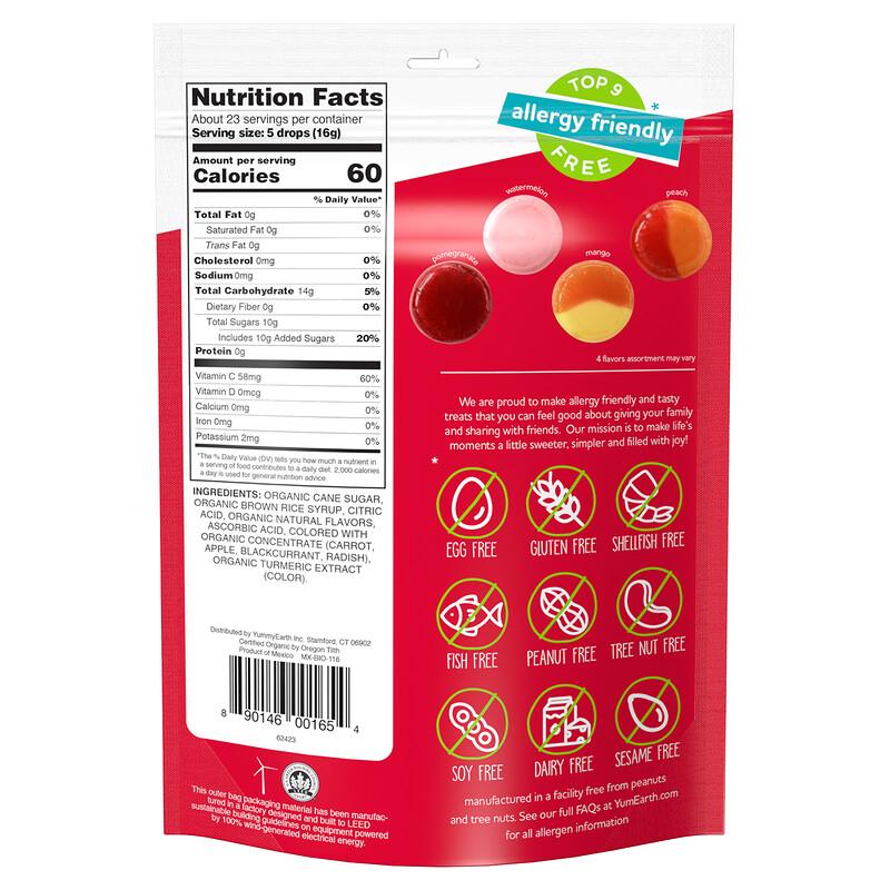 Organic Hard Candies, Favorites, 13 oz (368.5 g)