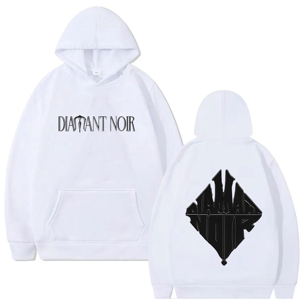 Rapper WeRenoi Diamant Noir Graphic Hoodie Men Women Fashion Pop Music Streetwear Male Casual Vintage Oversized Hoodies