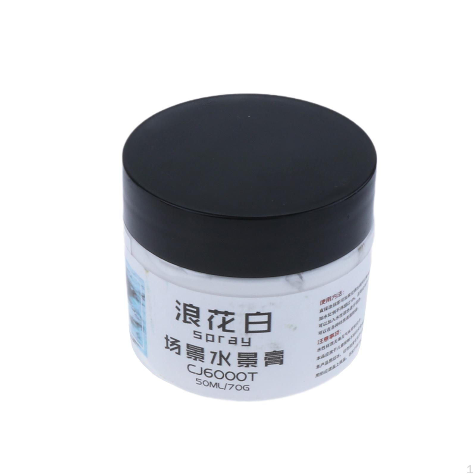 

Моделирующая паста для диорам DIY Пейзаж Декорации Портативный Прочный Поделки Легкий Симуляция Воды White