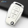 Soft Tpu Car Key Case Cover Shell For Ssangyong Kyron 2 Sanka Actyon Korando Tivoli 3 Buttons Smart Keyless Keychain Accessories