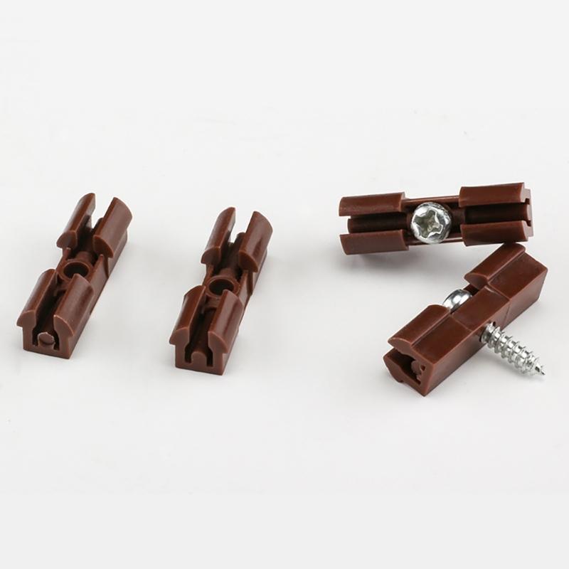 100Pcs Plastic Furniture Grille Buckle Replacement Hide Fastening Connectors Fastener Buckles Grille Accessories