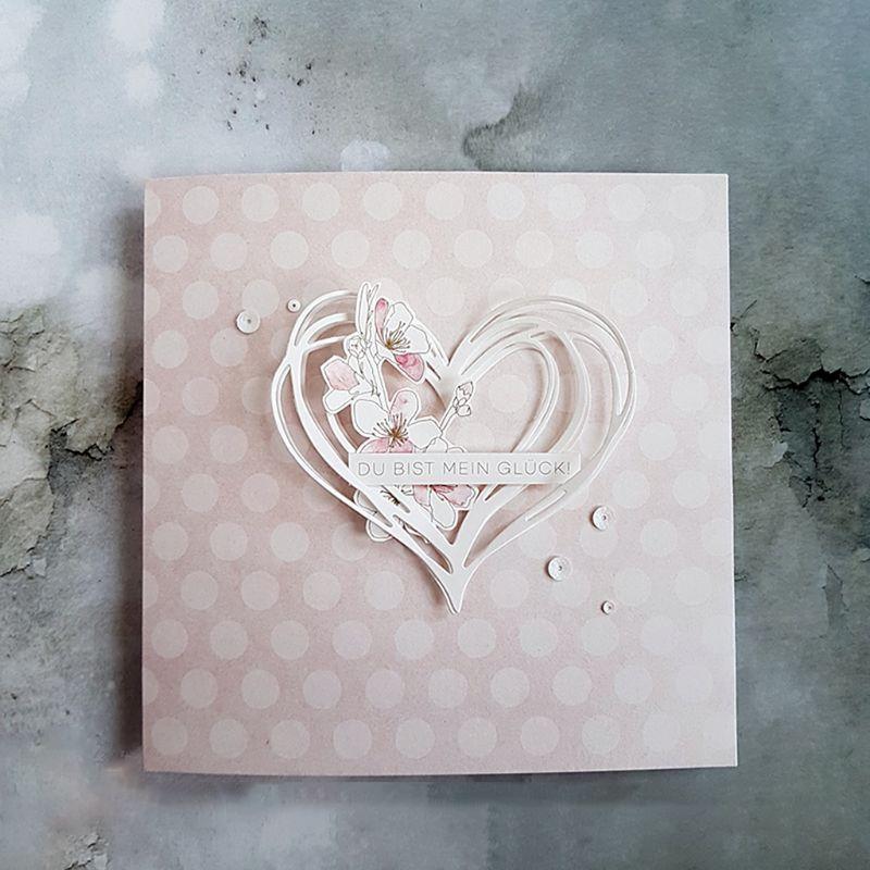 Heart Metal Cutting Dies Stencil DIY Scrapbooking Album Stamp Paper Card Embossi Top Sale