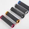 Bicycle Handlebar Grips Aluminum Alloy Double Lock-On Anti-Slip Rubber for MTB Fixed Gear Bike