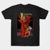 Herren Schwarzes Print-T-Shirt Vintage Flash Gordon No-Cut Transferpapier Druck Baumwoll-T-Shirt