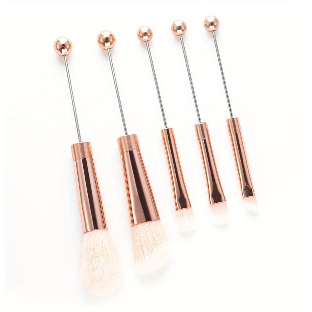 

Кисти для макияжа своими руками, 5 шт., кисти для макияжа, контурная кисть, косметические подарки розового золота