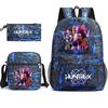 Demon Hunters Ny Barnesekk Fritids Blyantveske Skulderveske Tredelt Mote Barneskole og Ungdomsskole Skolesekk
