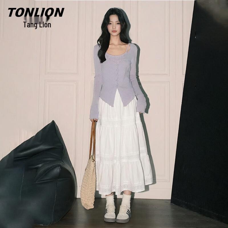 Женская длинная юбка А-силуэта TonLion M