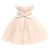 Girl Dress Party Gown Tulle Satin Pageant Birthday Princess Ruffle  Gown