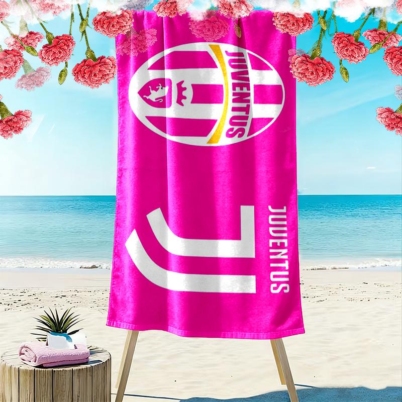 Serviette de plage Juventus Football Club Parfaite pour les voyages, les activités de plein air, la baignade, le camping, la randonnée
