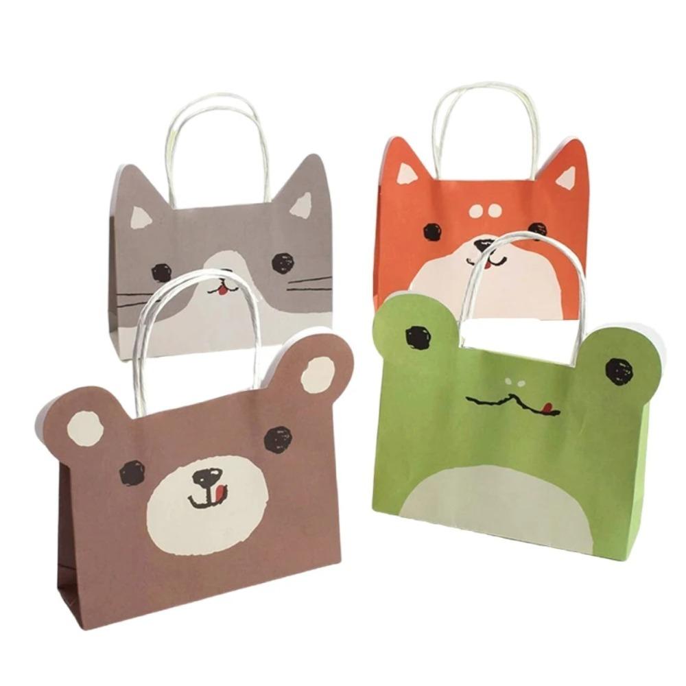 Safari Party Jungle Animals Candy Bags Cartoon Packaging Bag Gift Bags  Kids Birthday