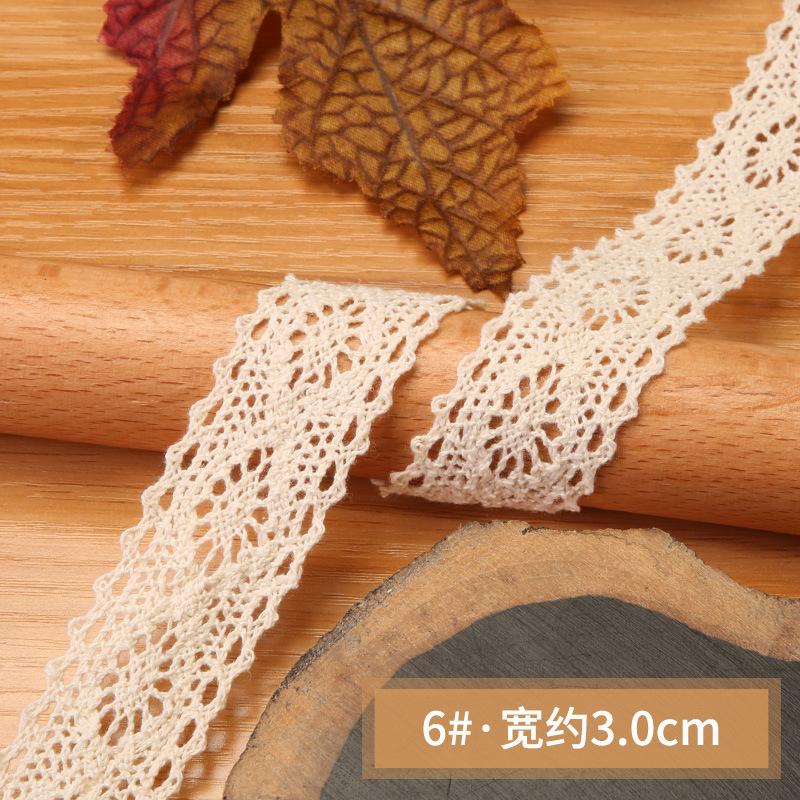 Hollow Lace Handmade Diy Decorative Lace Strap Clothing Clothes Tablecloth Curtains Fabric Material Cotton Thread Lace Edge
