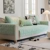 Sofa Cushion All-Season Universal High-End French Plush Winter Non-Slip Leather Sofa Seat Cover Cover