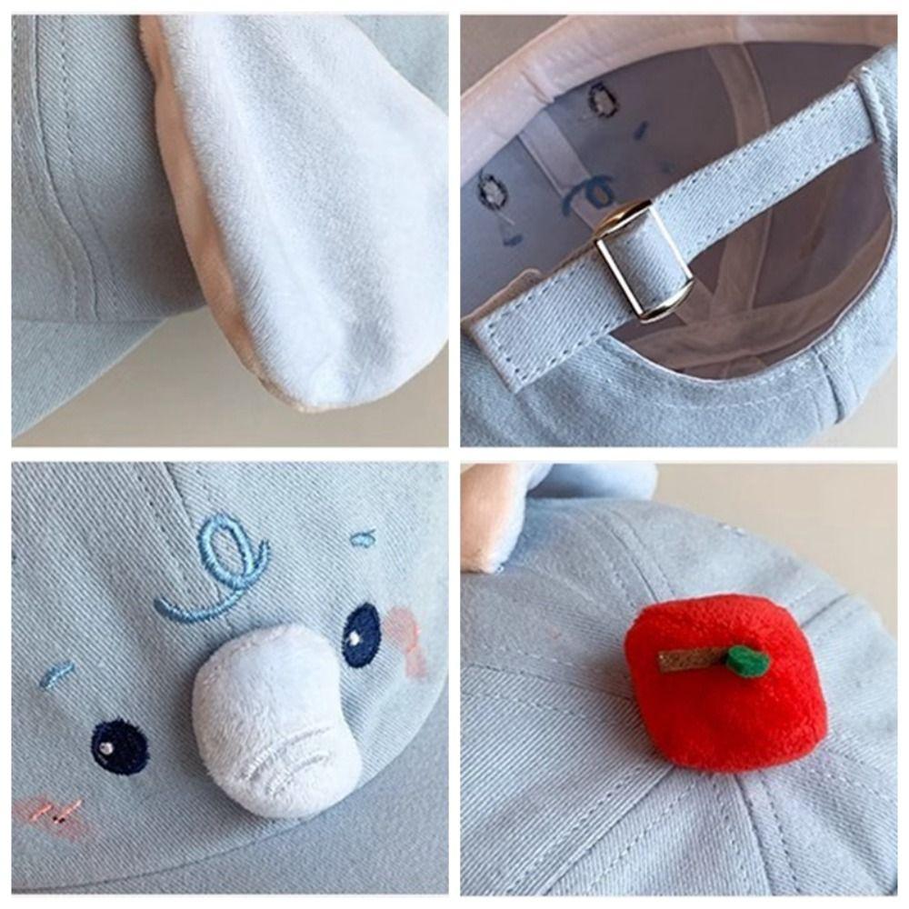 Y2k Peaked Cap Animals Sun Hat Cartoon Baseball Cap  Girls