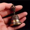 Brass Handicraft Die-Casting Drop Bell Key Car Button Wind Bell Tibetan Bronze Bell Creative Gift Home Decoration Accessories