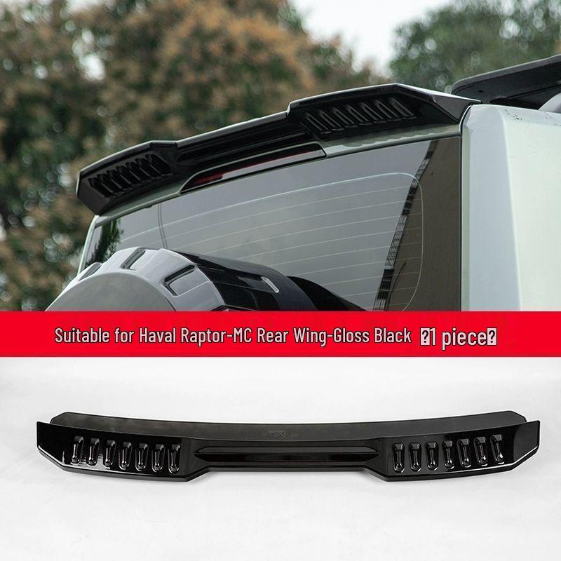 Haval Menglong Rear Spoiler MC Style - Gloss Black, No Drilling Required Haval Menglong/2023-2024