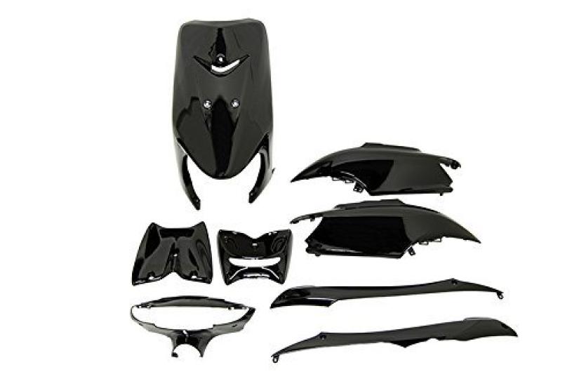 Bike Parts Center Exterior Set Set Black Cowl Painted Genuine Type Yamaha Remote Evolution JOG SA16J 3083 8-piece Jog/ZR
