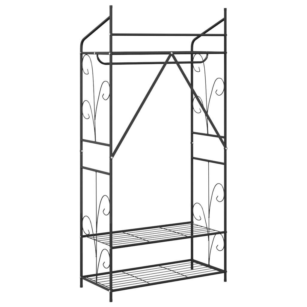 Minimalist Open Wardrobe Set 2 pcs 78 x 36 x 158 cm