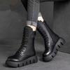 Women's Short Boots - New Padded Shoes - Versatile Thick-soled Shoes