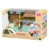 Sylvanian Families Vehicle [Classic Family Car] V-07 ST Mark Certified, Ages 3 and Up, Toy Dollhouse, Sylvanian Families, Epoch