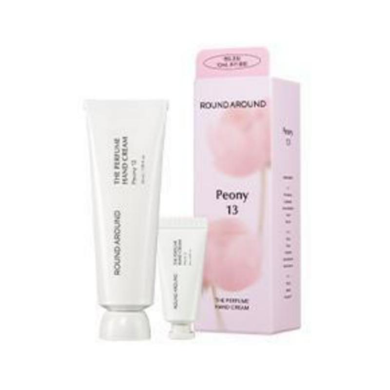 

Round Around The Perfume Hand Cream Peony 13ml + Miniature 10ml