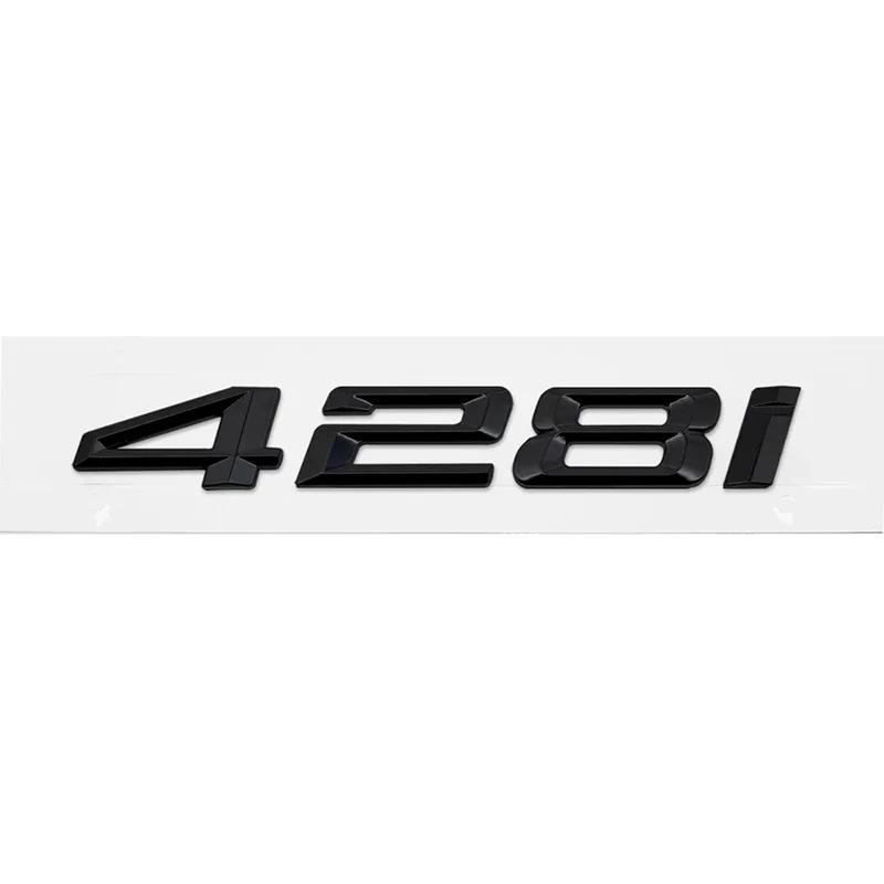 ABS Samochód Tylny Bagażnik Litery Logo Odznaka Emblemat Naklejka Dla BMW Seria 4 420i 425i 428i 430i 435i 440i 450i F30 F32 F33 F36 G26 G22