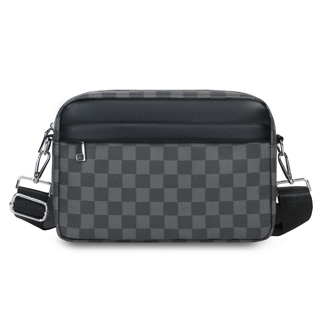 Modische Leder Herren Tasche Trend Tasche Umhängetasche Crossbody Tasche Lässige Business Leder Herren Kleine Umhängetasche Schulter