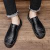 Men Shoes Casual Leather Hand Sewn Men Sneakers Breathable Driving Shoes Designer Men's Loafers Fashion Moccasins Zapatos Hombre