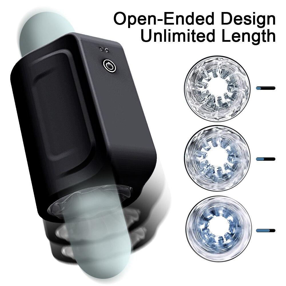 Automatická rotace mužského masturbačního pohárku Silikonový vaginální masturbační sexuální hračky pro muže Mužské masturbační zboží pro dospělé