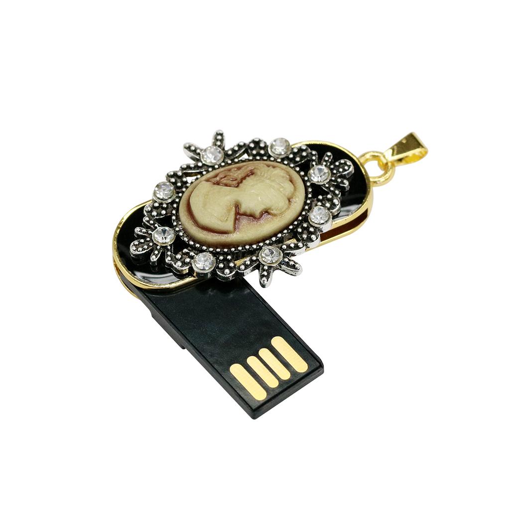 Crystal Jewelry Agate Gem Pendant USB Flash Drive 8G 16GB 32GB 64GB 128G 256G Pendrive U Disk Flash Memoria USB 2.0 Memory Stick