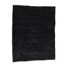 Fireplace Blanket Black Oxford Fabric 2 Layers Cotton Hook and Loop Fireplace Draft Stopper for