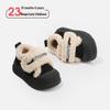 Autumn/Winter Leather Toddler Shoes: Versatile Cotton Walking Shoes for Boys and Girls