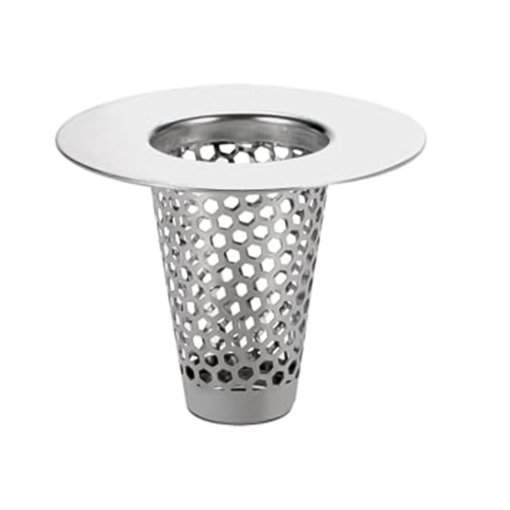 

3 шт. Металлический сливной фильтр для предотвращения запаха, Сетчатый фильтр-конус для слива против запаха, Сетчатый фильтр для канализации, Подвал серебряный