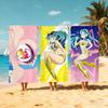 U-urusei niedlich Y-yatsura Anime Handtuch Strand Schnelltrocknend Weich Poolhandtücher Geschenk für Reise Fitnessstudio Dusche Camping Sport