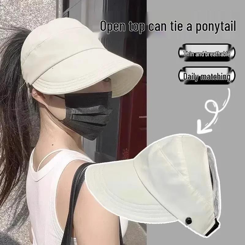 Women's Summer UV Protection Wide-Brim Sun Hat for Cycling
