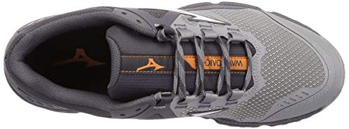 Mizuno Wave Daichi 5 Men's Running Shoes, Gray/Dark Shadow, Size 23.0 cm, 2E