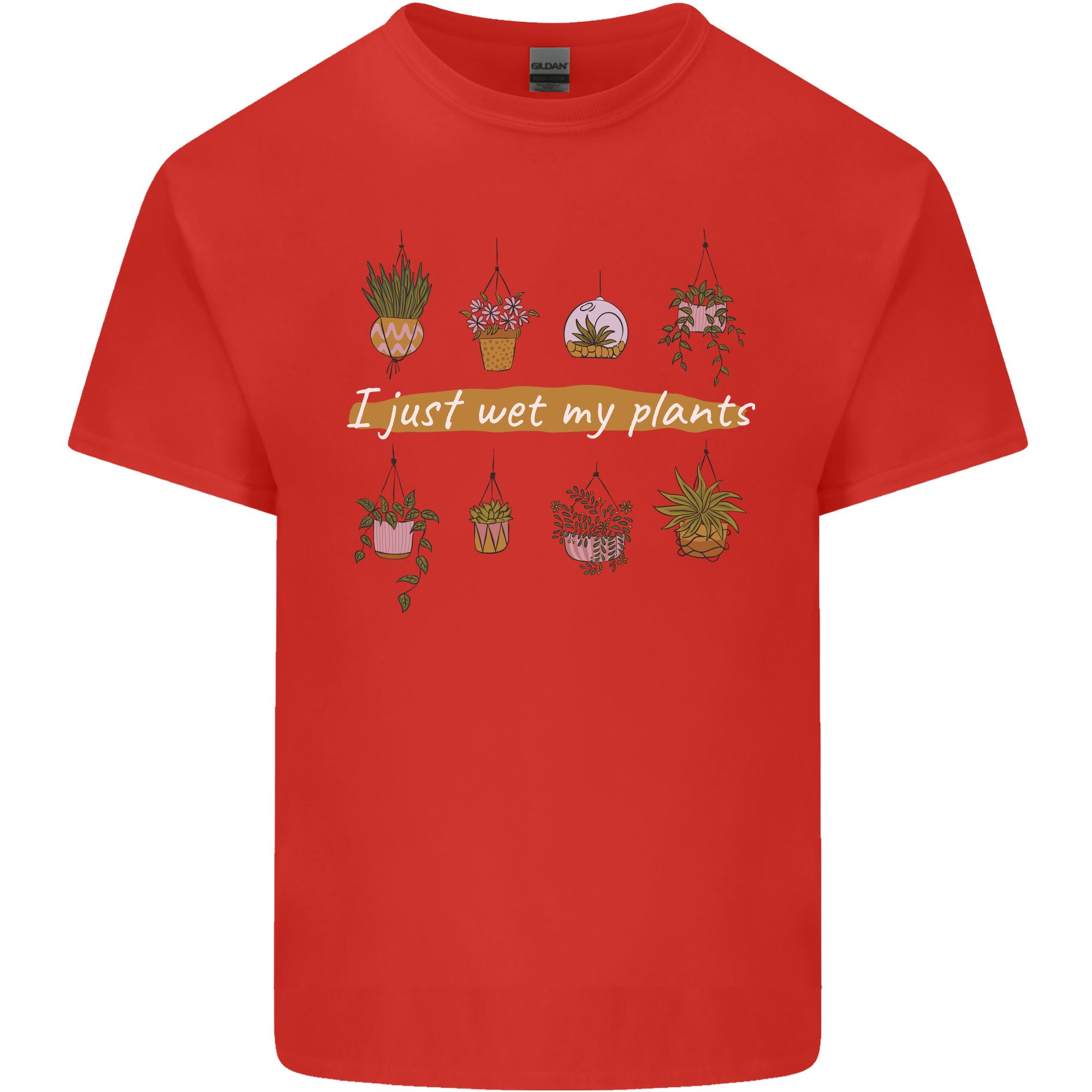 I Just Wet My Plants House Funny Gardening Unisexs Light Cotton TShirt S
