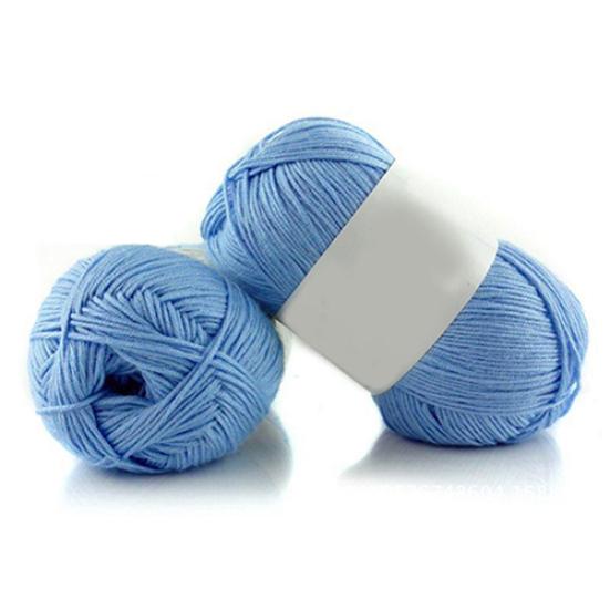 1Pc 50g Per Skein Soft Bamboo Crochet Cotton Knitting Baby Knit Wool Yarn