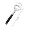 JOYBLISS 1PC Beer Bottle Opener Solid Wood Handle Stainless Steel Bottle Opener for Household Use